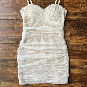 Max and Cleo shimmery tulle mini dress